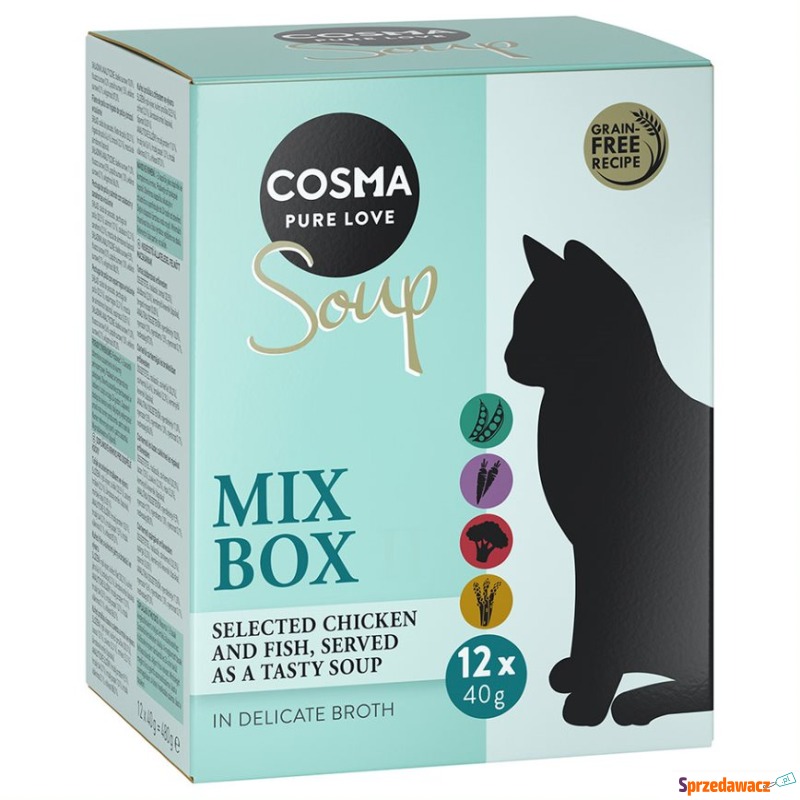 Megapakiet Cosma Soup, 24 x 40 g  - Pakiet mi... - Karmy dla kotów - Szczecin