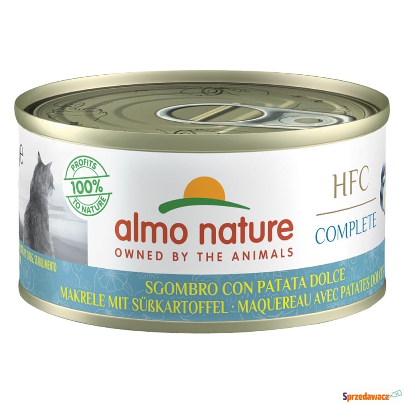 Almo Nature HFC Complete, 6 x 70 g - Makrela ze... - Karmy dla kotów - Ostrołęka