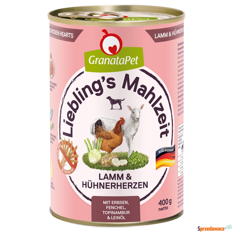 GranataPet Liebling's Mahlzeit, 6 x 400 g - J... - Karmy dla psów - Police