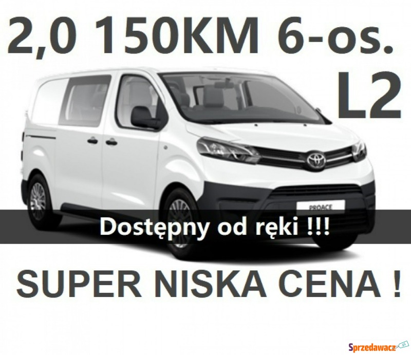 Toyota ProAce 2023,  2.0 diesel - Na sprzedaż za 164 033 zł - Szczecinek