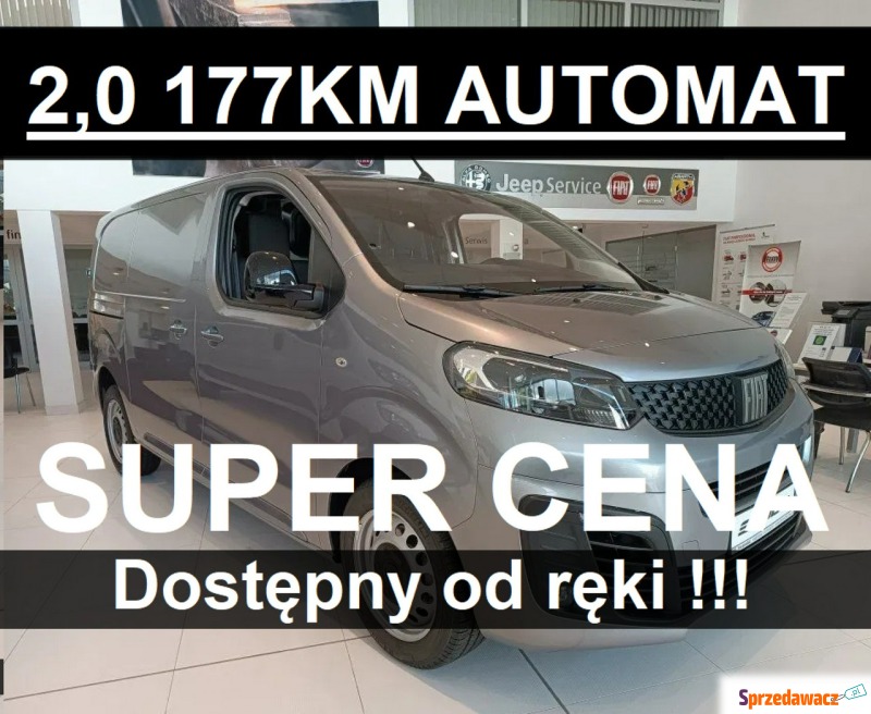 Fiat Scudo - L2 Maxi Automat 177KM Tempomat Super... - Dostawcze i ciężarowe - Szczecinek