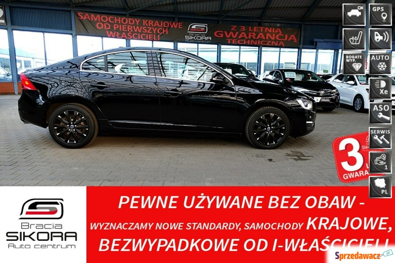 Volvo S60  Sedan/Limuzyna 2017,  2.0 benzyna - Na sprzedaż za 79 900 zł - Mysłowice