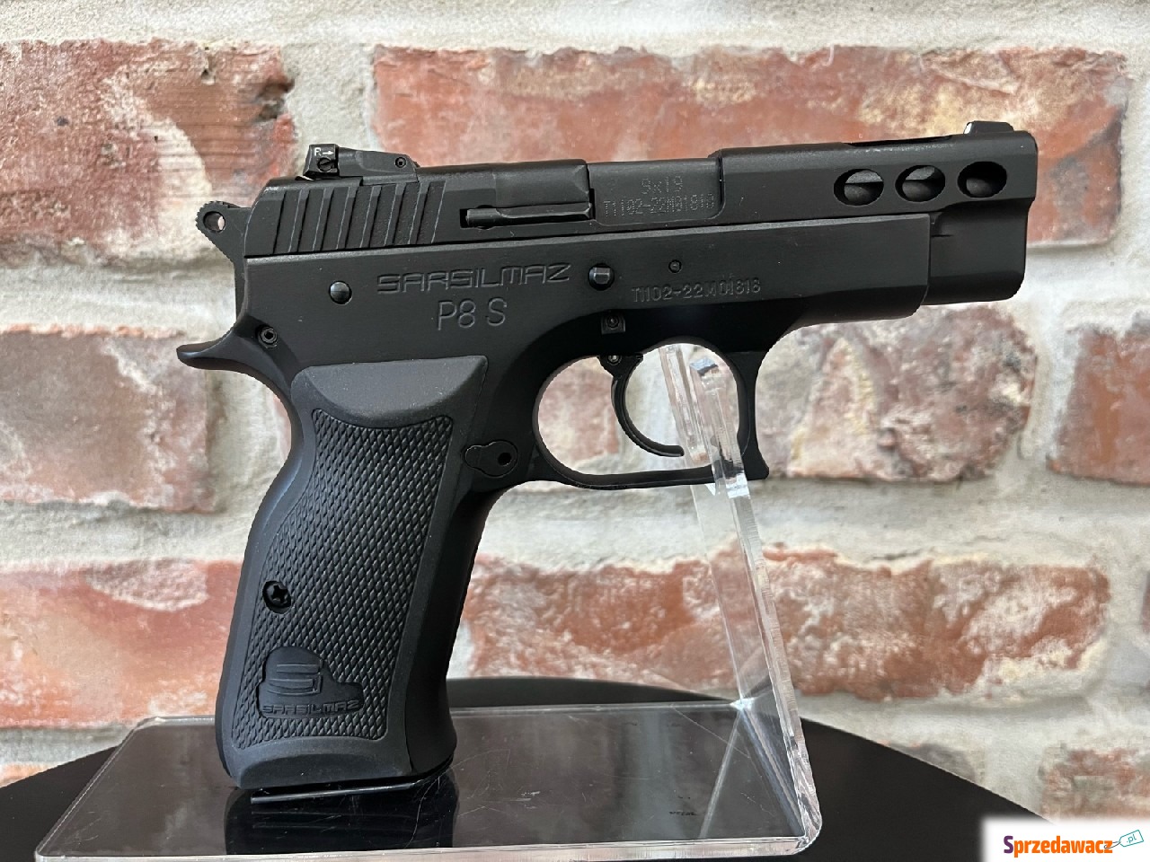 Pistolet Sarsilmaz P8 S Black 9×19