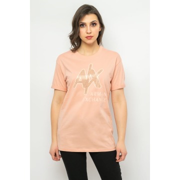 
T-shirt damski Armani Exchange 3RYTEC YJ3RZ różowy
