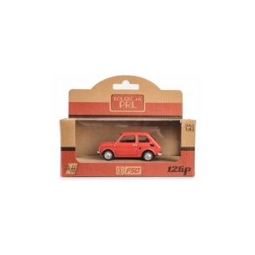  Kolekcja PRL Fiat 126p czerwony Daffi