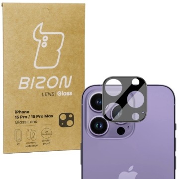 Szkło na aparat Bizon Glass Lens do iPhone 15 Pro / iPhone 15 Pro Max, 2 sztuki