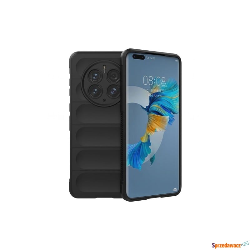 Etui Bizon Case Tur do Huawei Mate 50 Pro, czarne - Etui na telefon - Sieradz