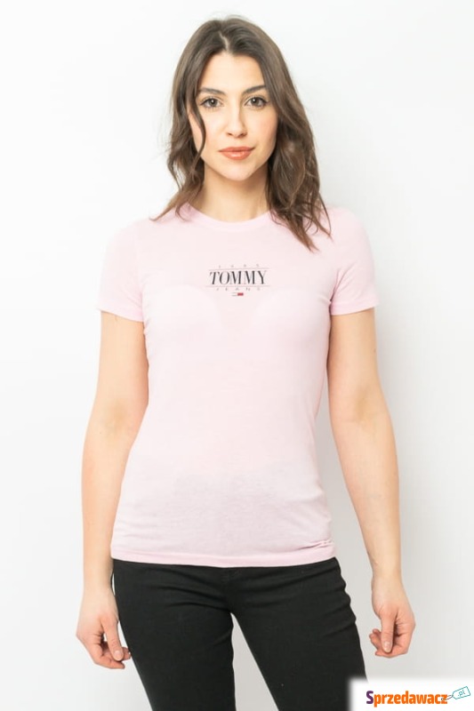 
T-shirt damski Tommy Jeans różowy
 - Bluzki, koszule - Elbląg