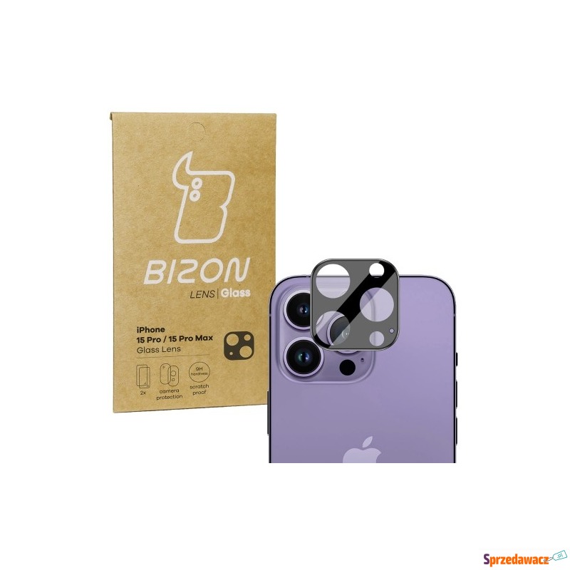 Szkło na aparat Bizon Glass Lens do iPhone 15... - Folie ochronne - Zielona Góra