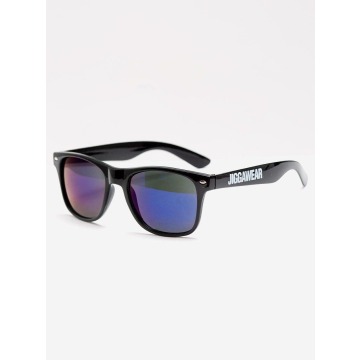 Okulary Przeciwsłoneczne Czarne / Fioletowe Lustro Jigga Wear Name Wayfarer