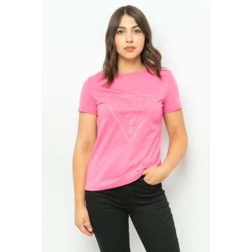
T-shirt damski Guess V2YI07 K8HM0 różowy
