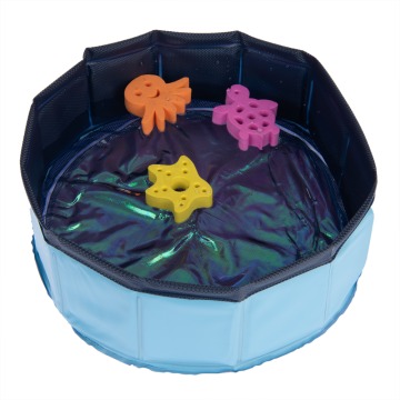 TIAKI, zestaw pływających zabawek dla kota - Dodatek: basen dla kotów z pływającymi zabawkami