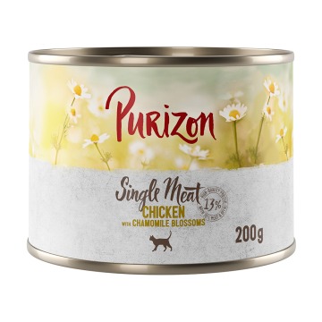 Pakiet Purizon Single Meat, 24 x 200 g - Kurczak z kwiatami rumianku
