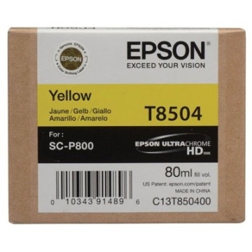 Tusz Oryginalny Epson T8504 (C13T850400) (Żółty) - DARMOWA DOSTAWA w 24h