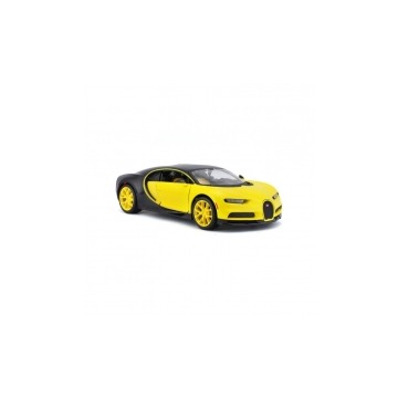  Model kompozytowy Bugatti Chiron żółto-czarny 1/24 Maisto