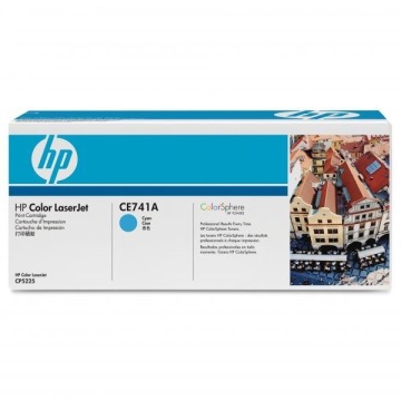 HP oryginalny toner CE741A, cyan, 7300s, HP Color LaserJet CP5225