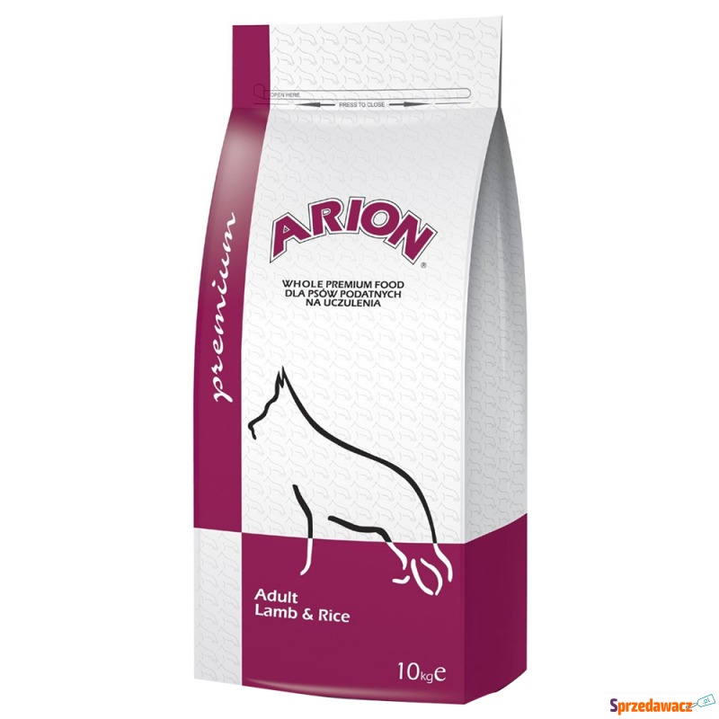 Arion Premium, jagnięcina i ryż - 10 kg - Karmy dla psów - Katowice