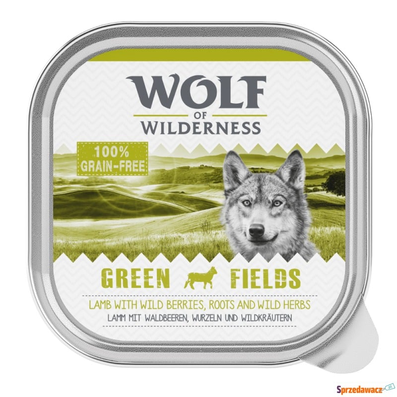 Wolf of Wilderness Adult, 6 x 300 g - Green Fields... - Karmy dla psów - Tarnobrzeg