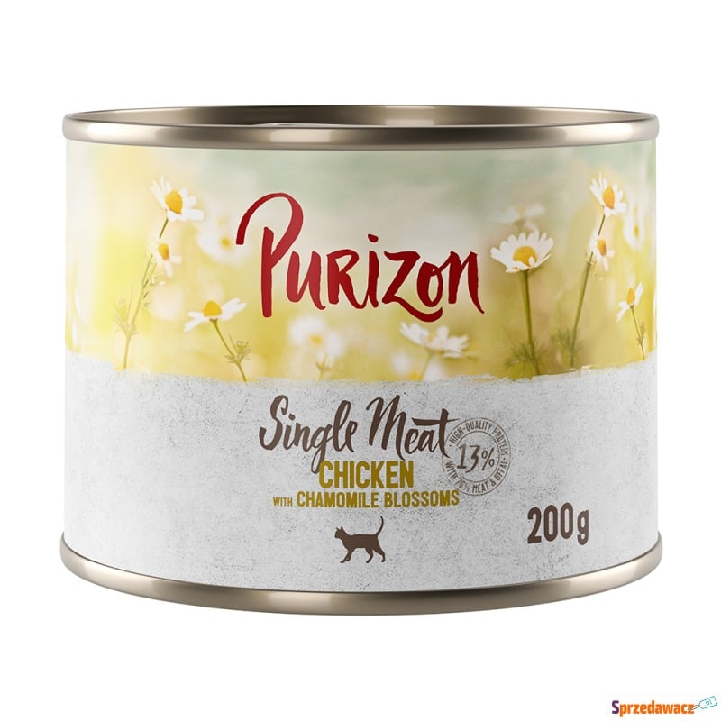 Purizon Single Meat, 6 x 200 g - Kurczak z kw... - Karmy dla kotów - Głogów