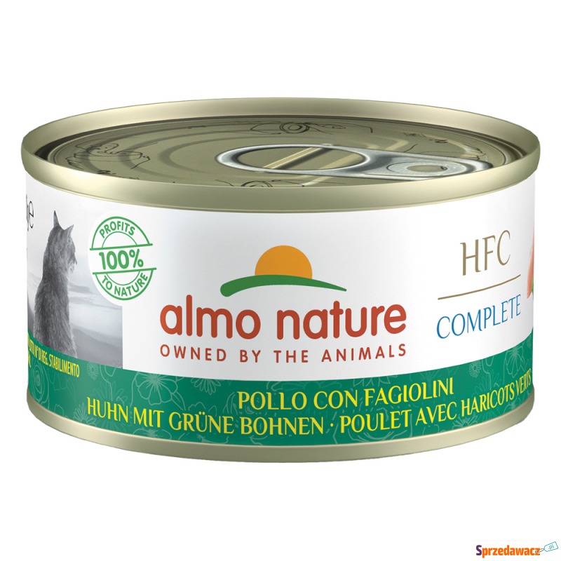 Almo Nature HFC Complete, 6 x 70 g - Kurczak z... - Karmy dla kotów - Leszno