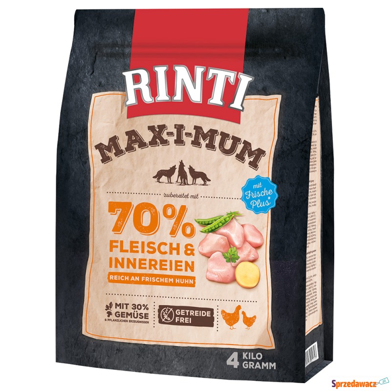 Rinti Max-i-mum, kurczak - 4 kg - Karmy dla psów - Warszawa