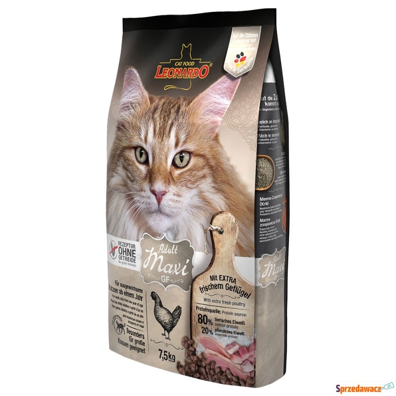 Leonardo Adult Maxi, bez zbóż - 15 kg - Karmy dla kotów - Kalisz
