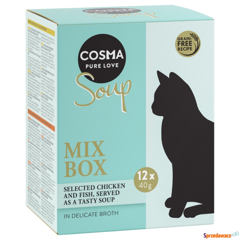Megapakiet Cosma Soup, 24 x 40 g  Pakiet mieszany - Karmy dla kotów - Białystok