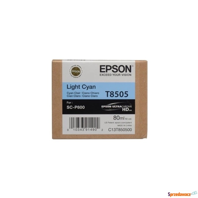 Tusz Oryginalny Epson T8505 (C13T850500) (Jasny... - Tusze, tonery - Konin