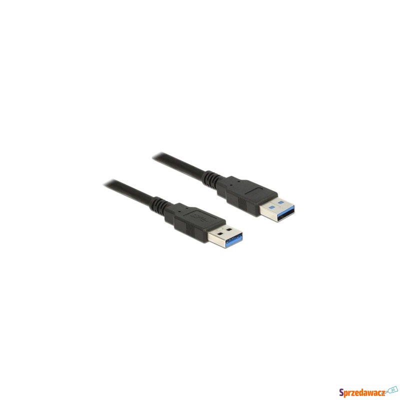 Kabel USB AM-AM 3.0 1M czarny Delock - Okablowanie - Konin
