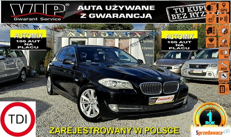 BMW Seria 5 2010,  2.0 diesel - Na sprzedaż za 45 800 zł - Świdnica