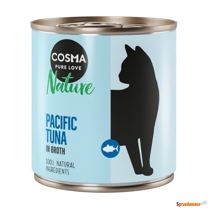Pakiet Cosma Nature, 12 x 280 g - Tuńczyk pacyficzny - Karmy dla kotów - Łódź