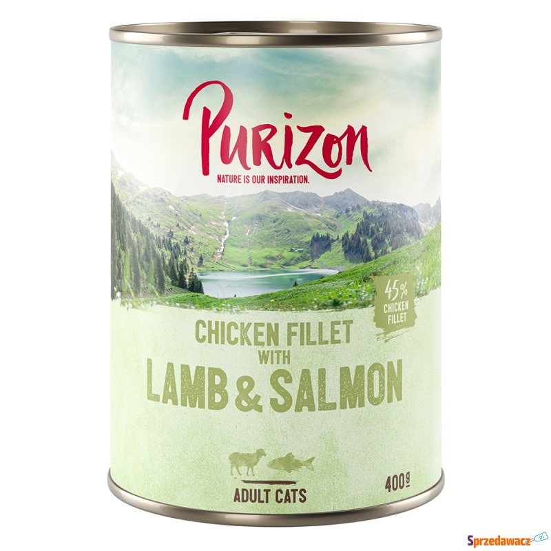 Purizon Adult 12 x 400 g, bez zbóż - Filet z... - Karmy dla kotów - Świętochłowice