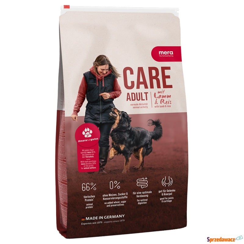 Mera Care Adult, jagnięcina i ryż - 2 x 10 kg - Karmy dla psów - Przemyśl