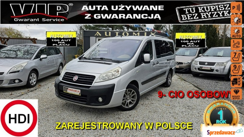 Fiat Scudo  Minivan/Van 2008,  2.0 diesel - Na sprzedaż za 32 800 zł - Świdnica