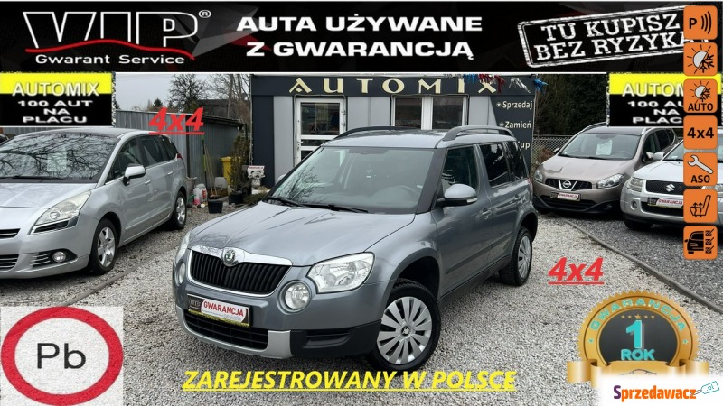 Skoda Yeti  SUV 2010,  1.8 benzyna - Na sprzedaż za 26 800 zł - Świdnica