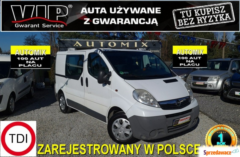 Opel Vivaro  Minivan/Van 2008,  2.0 diesel - Na sprzedaż za 24 900 zł - Świdnica