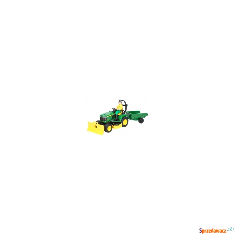  Traktorek John Deere z figurką ogrodnika  - Samochodziki, samoloty,... - Suwałki
