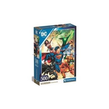  Puzzle 500 Compact Dc Comics Justice League Clementoni