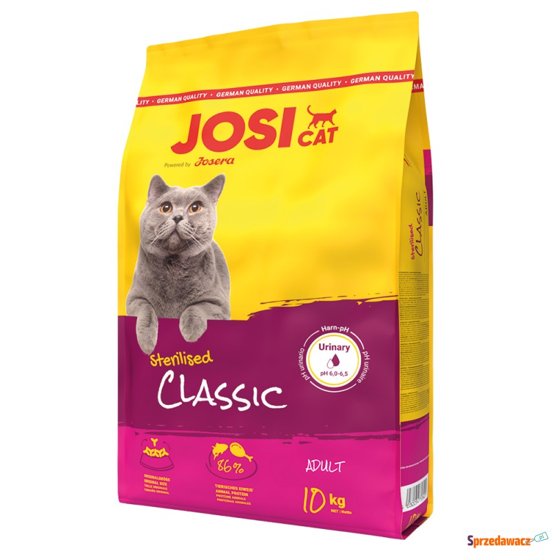 JosiCat Sterilised Classic, łosoś - 10 kg - Karmy dla kotów - Jelenia Góra