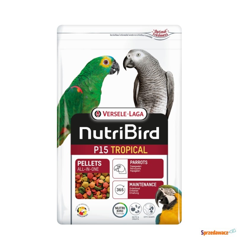 Pokarm dla papug Nutribird P15 Tropical - 10 kg - Karmy dla ptaków - Lublin