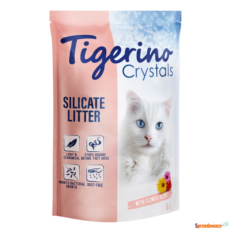 Tigerino Crystals, żwirek dla kota - zapach k... - Żwirki do kuwety - Inowrocław
