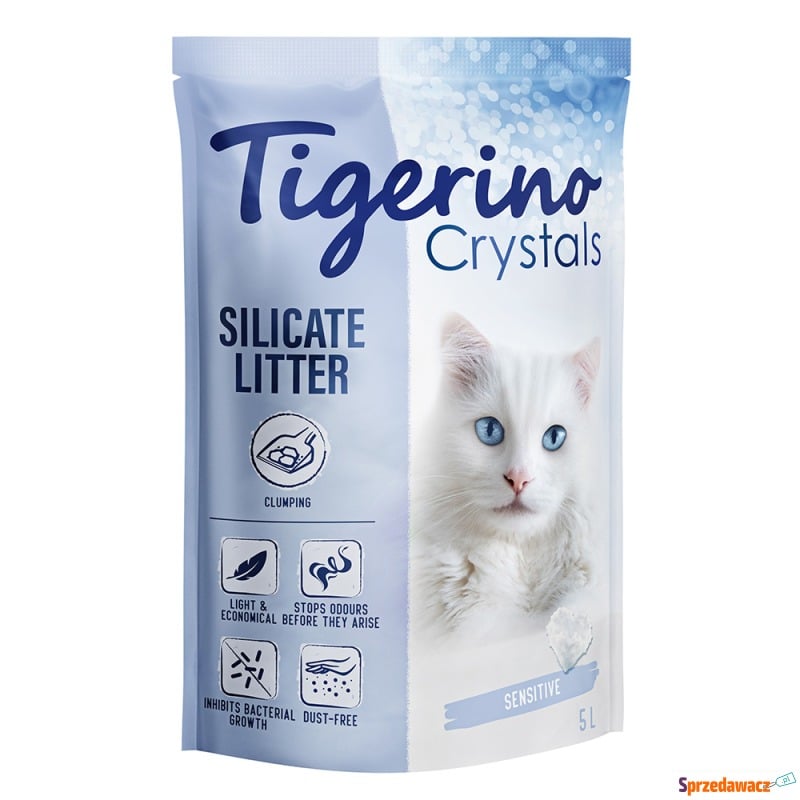 Tigerino Crystals, żwirek dla kota zbrylający... - Żwirki do kuwety - Bielany Wrocławskie