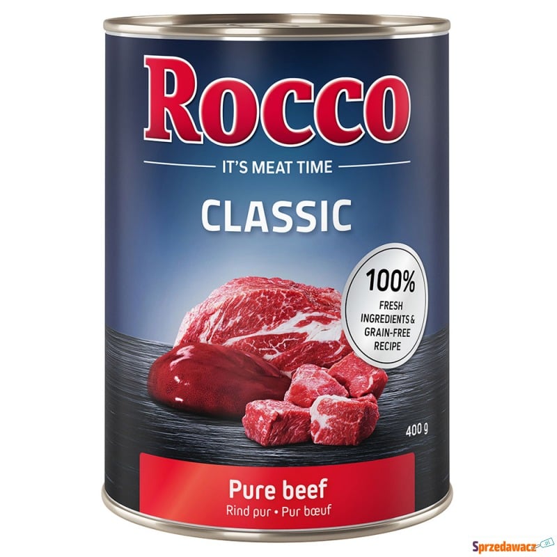 Pakiet mieszany Rocco Classic, 12 x 400 g - Czysta... - Karmy dla psów - Toruń