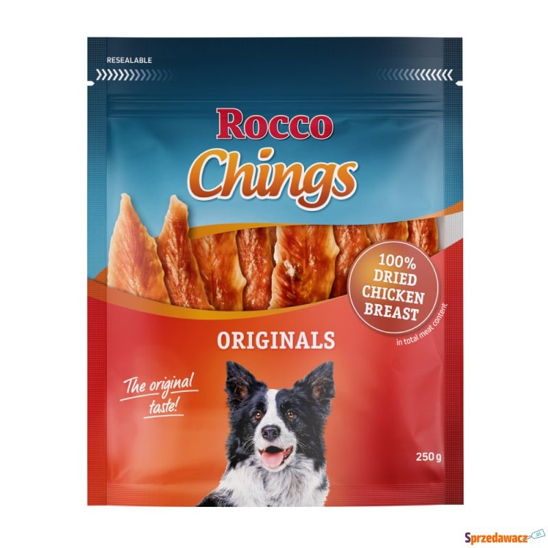 Pakiet Rocco Chings Originals mięsne paski do... - Przysmaki dla psów - Warszawa