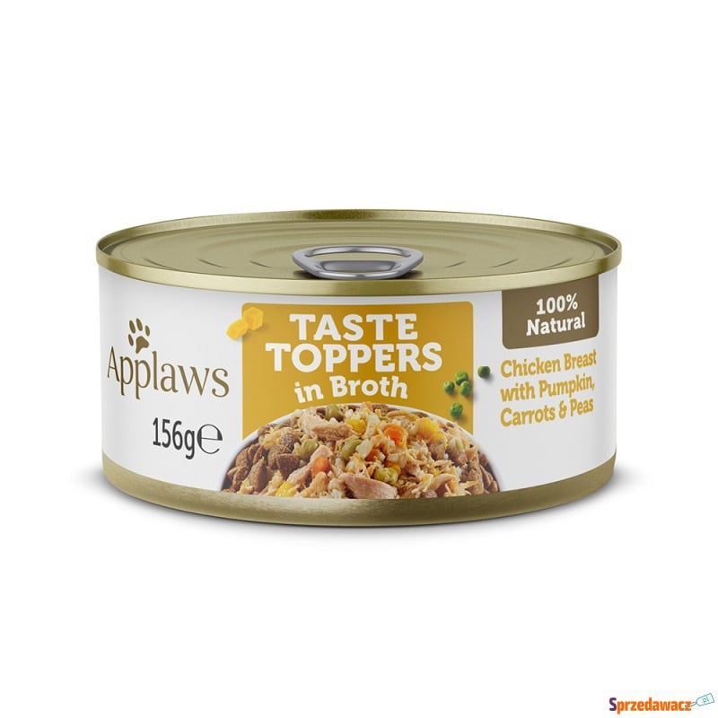 Applaws Taste Toppers w bulionie, 6 x 156 g -... - Karmy dla psów - Zaścianki