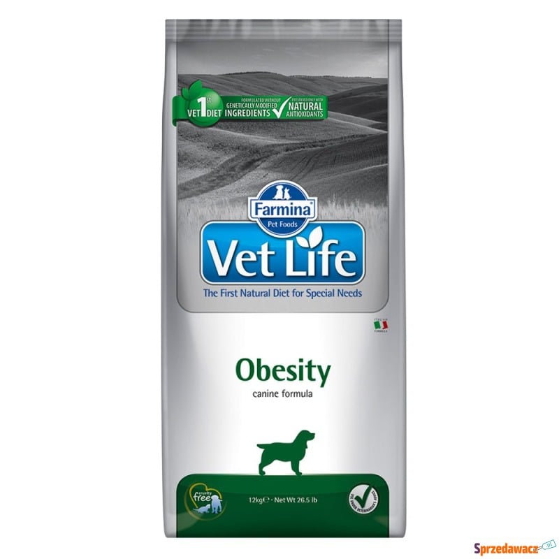 Farmina Vet Life Dog Obesity - 12 kg - Karmy dla psów - Koszalin