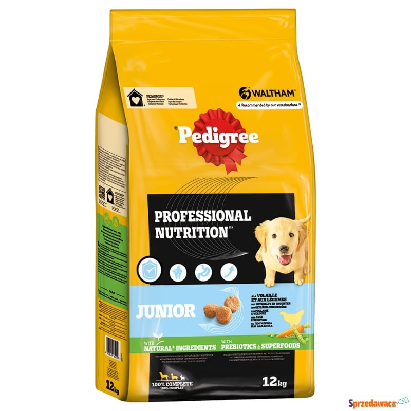 Pedigree Professional Nutrition Junior, drób i... - Karmy dla psów - Olsztyn