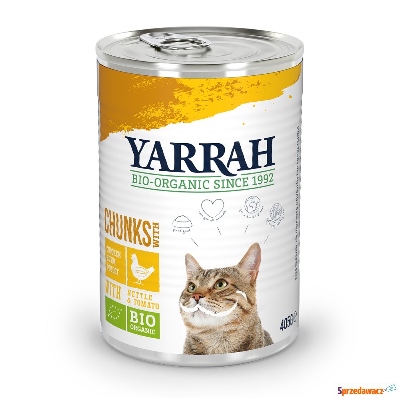 Korzystny pakiet Yarrah Bio kawałeczki, 12 x 405... - Karmy dla kotów - Łódź
