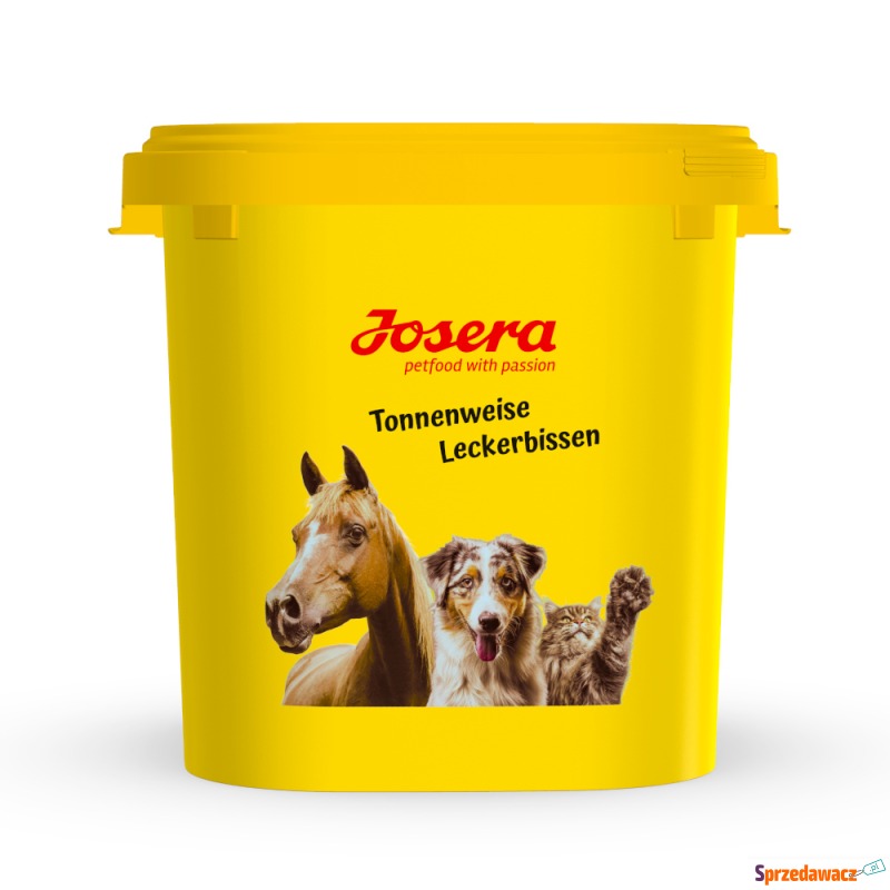 Josera, pojemnik na karmę z pokrywą, żółty - 35 l - Miski dla psów - Grudziądz