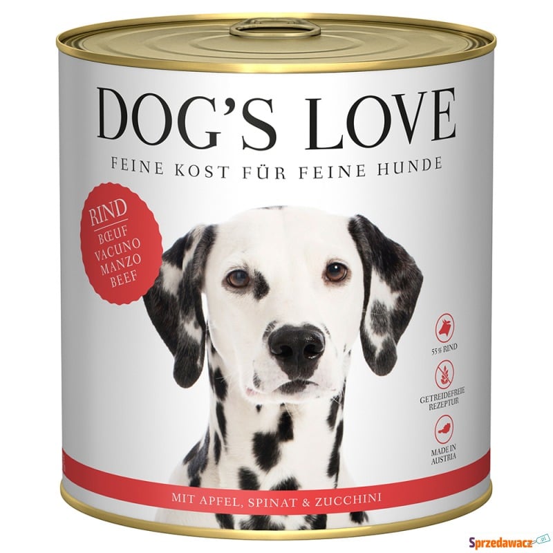 Dog's Love Adult 6 x 800 g - Wołowina - Karmy dla psów - Częstochowa